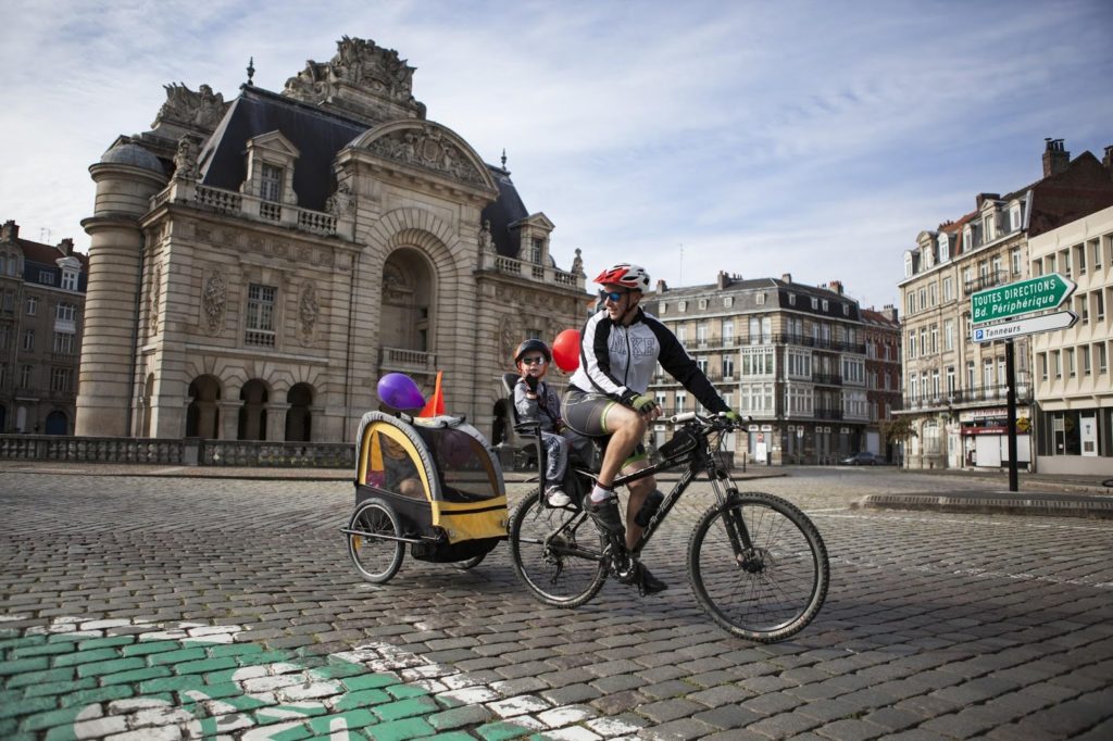 le centre ville comme balades à vélo à faire autour du B'twin village à Lille