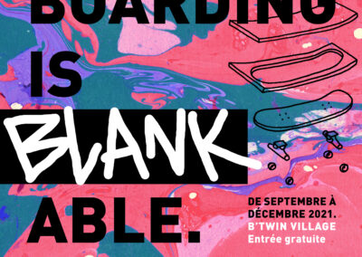 Skateboarding is Blankable, l’exposition qui mêle le skate à l’art !