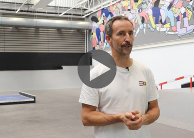 Le Skatepark Indoor au B’twin Village par Jean-Philippe Rode (VIDEO)