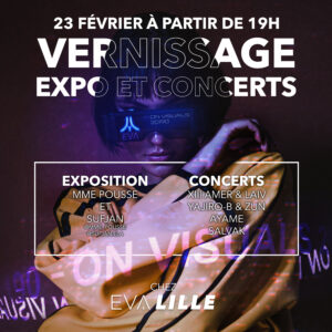 Visuel pour le vernissage